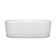 Ursula 67'' x 28'' Freestanding Soaking Acrylic Bathtub
