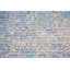 Tapis rayé bleu abstrait moderne 4 x 6