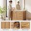 Ensemble de meuble-lavabo sur pied 36 po avec lavabo en céramique et tablette réglable
