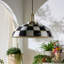 Courtly Check Dome Pendant Lamp-373011264