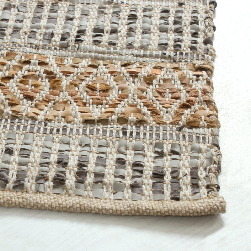 Boho Inspired Woven Geometric Accent Rugs