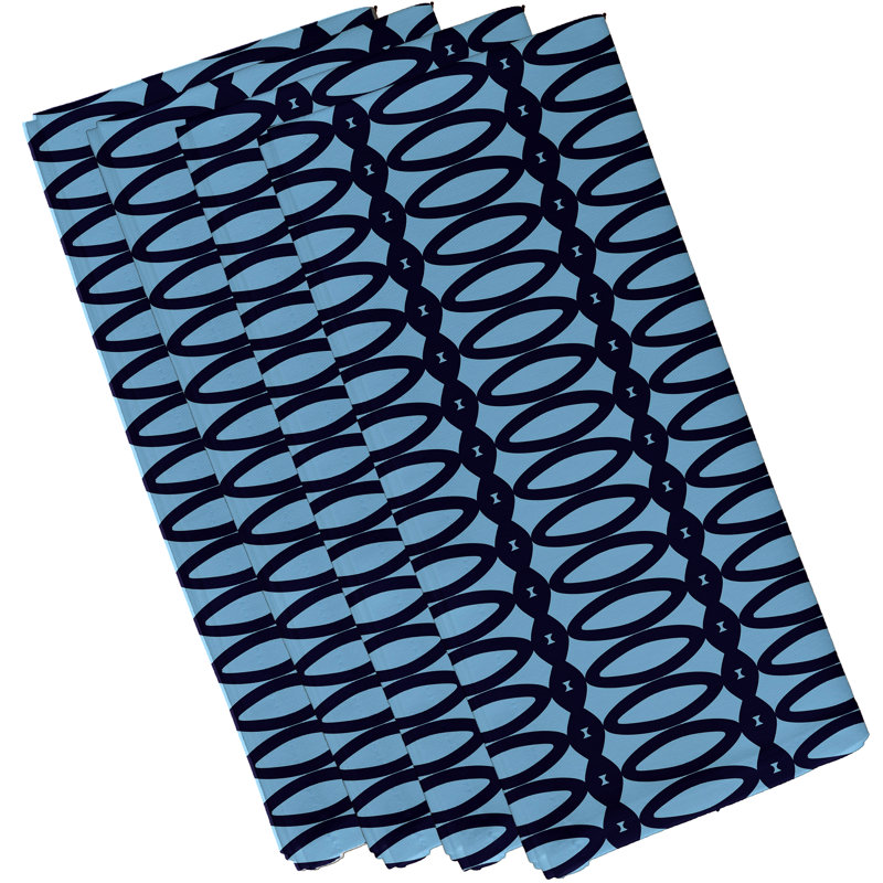 Serviette Daloni, L 18 po x L 18 po, Bleu marine printanier Carolina