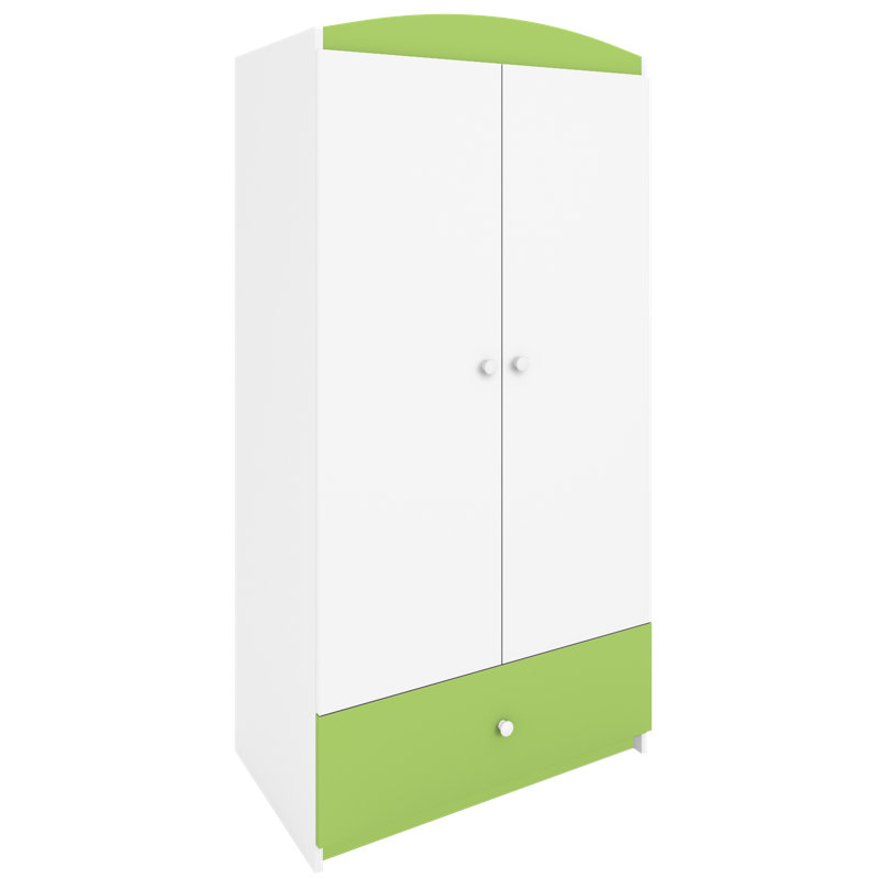 Cicero 2 Door Wardrobe, Lime Green