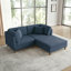 2 Seater Corduroy Corner Sofa 