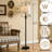 Janousek 60.5" Traditional Metal Floor Lamp with 3-Way Dimmable and Roman Column Design-1902687336