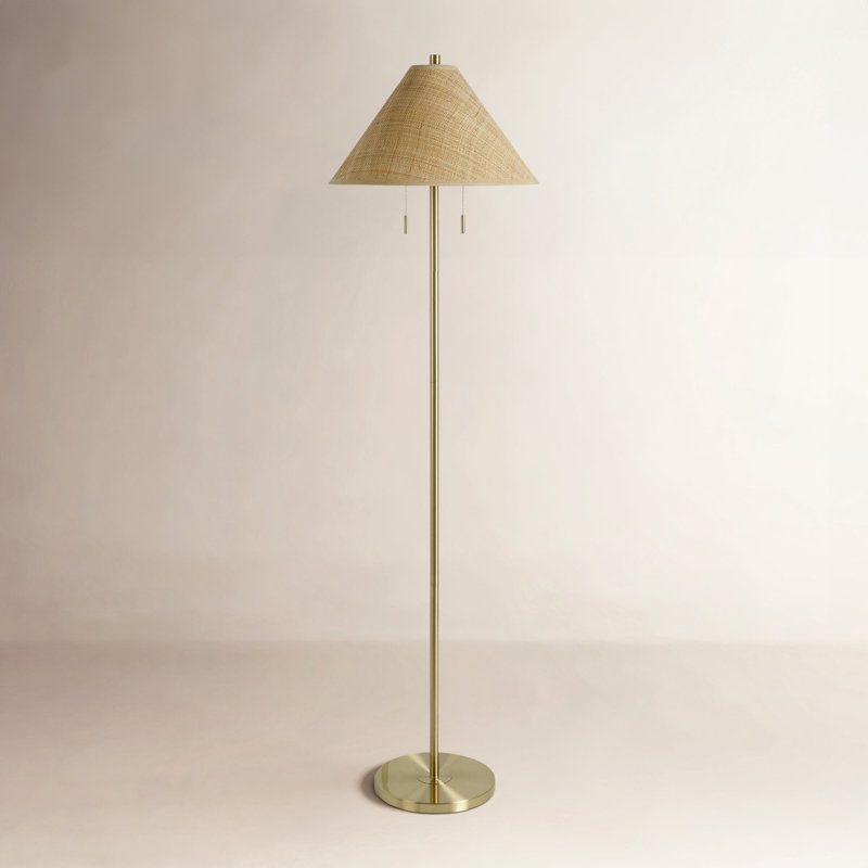 Donati 66'' Gold Traditional Floor Lamp