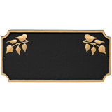 Camden Ivy 2-Line Wall Address Plaque