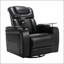 Fauteuil inclinable électrique en cuir PU 270 degrés avec port USB, porte-gobelet et plateau pour un confort ultime