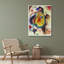 «Design for a Mural for Edwin R. Campbell» par Wassily Kandinsky, reproduction d'art sur toile tendue avec châssis-1061742831