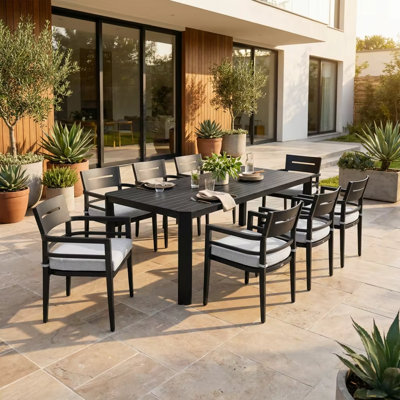 Ensemble de 8 chaises d'extérieur Modern