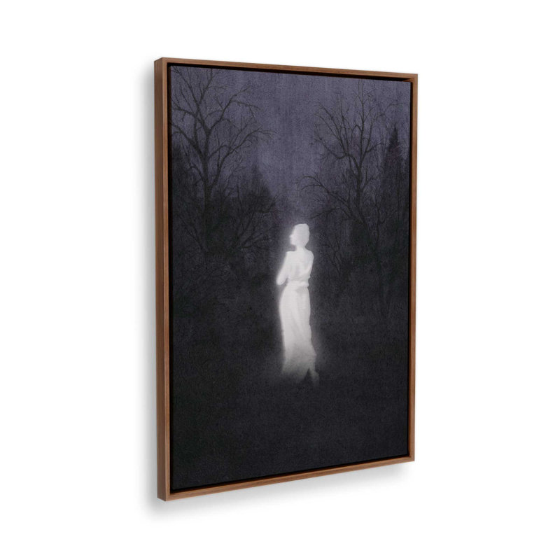 «Haunted Dusk I» par Grace Popp, reproduction d'art sur toile, Cadre flottant sans passe-partout, Brun, H 48 po x l 32 po