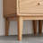 Solid Oak Storage Cabinet For Living Room, Free-Standing Corner Cabinets Storage Table