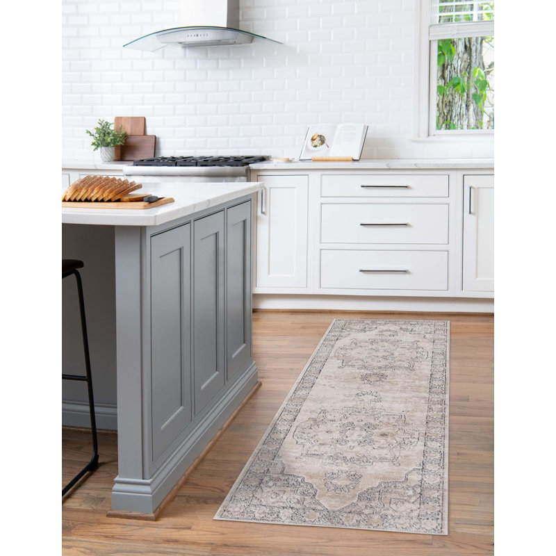 Cantey Oriental Indoor Rug, Runner 2'7" x 10'