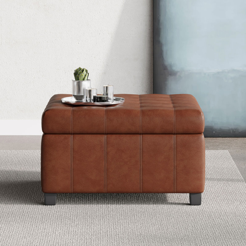 OTTOMAN D'ISABELLE, Light Brown