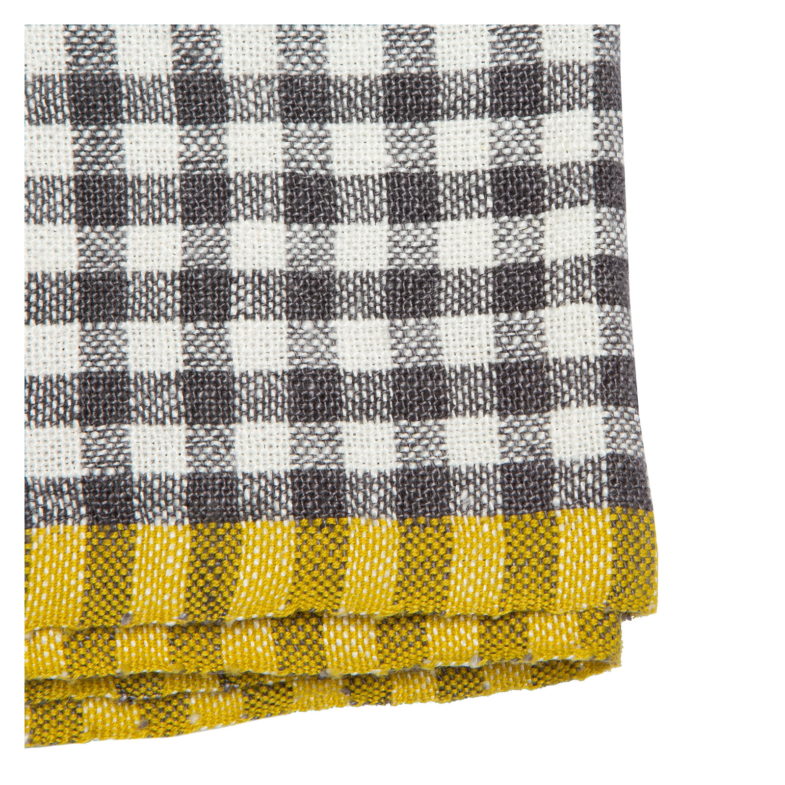 Dish Cloth Kitchen Towel, Grey/Dijon