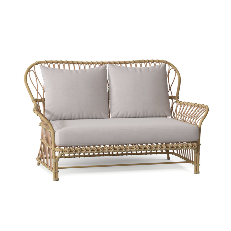 Savannah Outdoor 2 - Seat Loveseat, Sailcloth Seagull