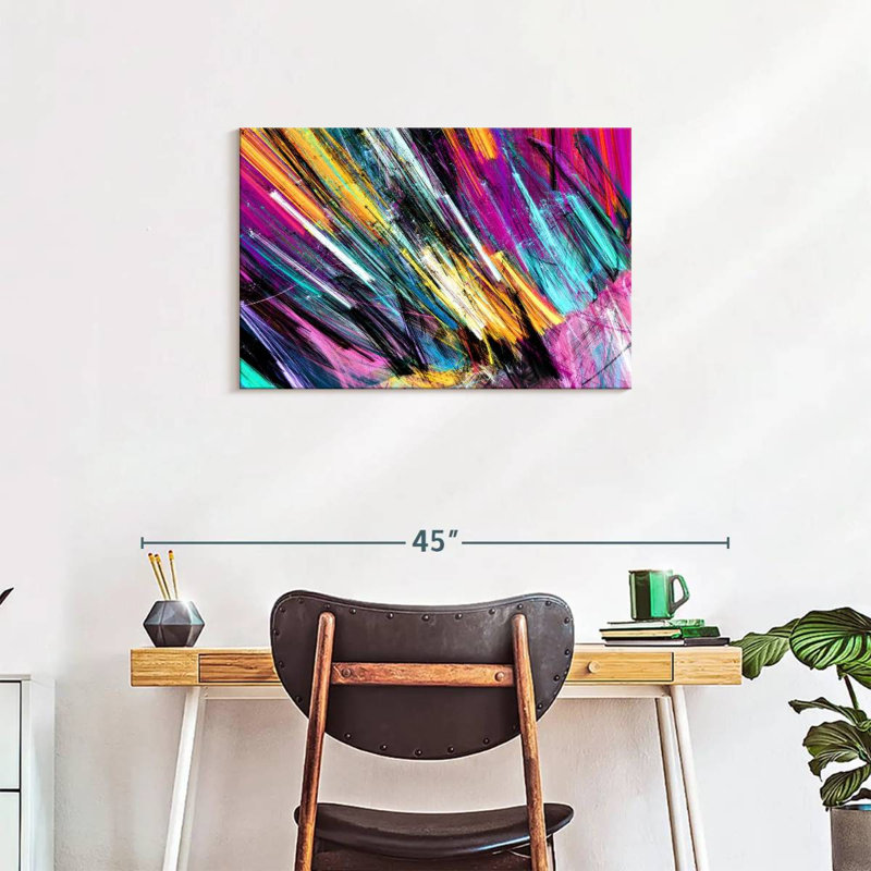 Avery Rainbow Abstract, 20" H x 30" W