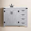Ensemble de meuble-lavabo simple 42 po Slayton-357530606
