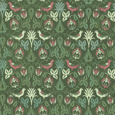 Yuki Osada Damask Wallpaper Double Roll