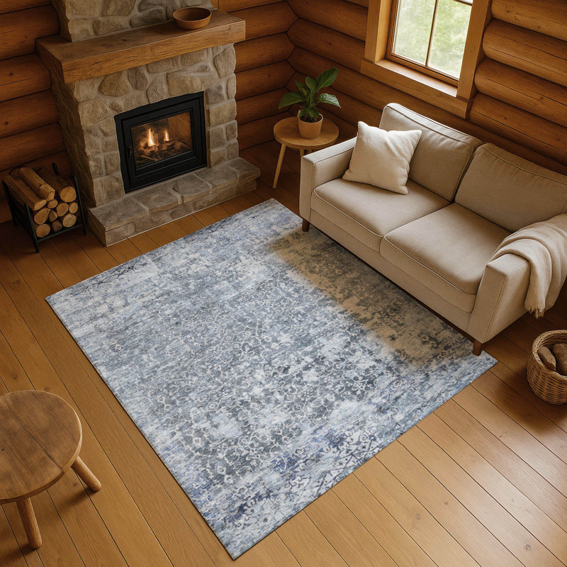 Tapis en treillis de qualité supérieure lavable à la machine AMF1752, Rectangulaire 3 pi x 5 pi
