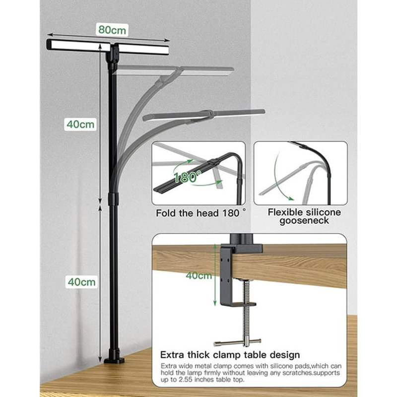 Adjustable Metal Piano Lamp