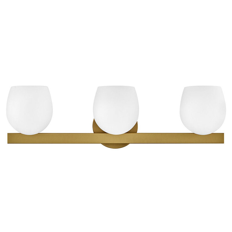 Mae 3 - Light Vanity Light, Lacquered Brass