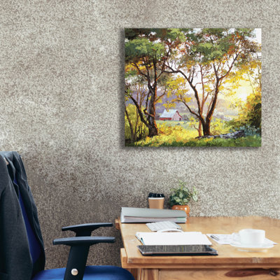  'Burnished Landscape' by Erin Dertner Canvas Wall Art, 30" x 26"