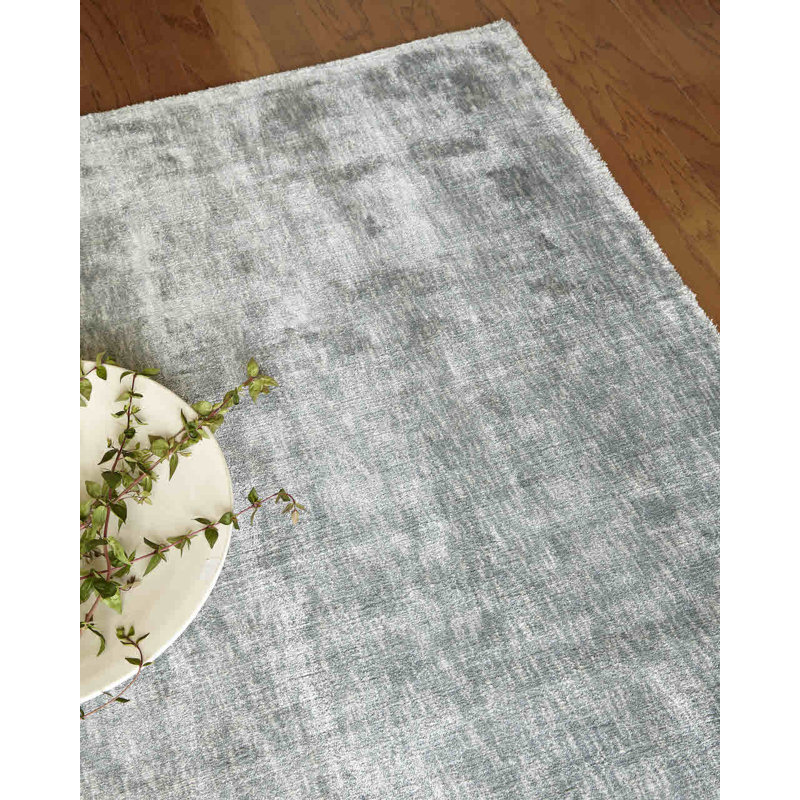 Dove Area Rug in Blue, Rectangle 6' x 9'