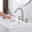 Widespread 2-handle Bathroom Faucet with Drain Assembly