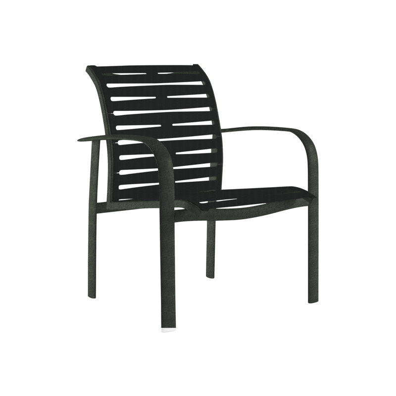Laguna Beach EZ Span™ Outdoor Dining Armchair, Mocha, Obsidian