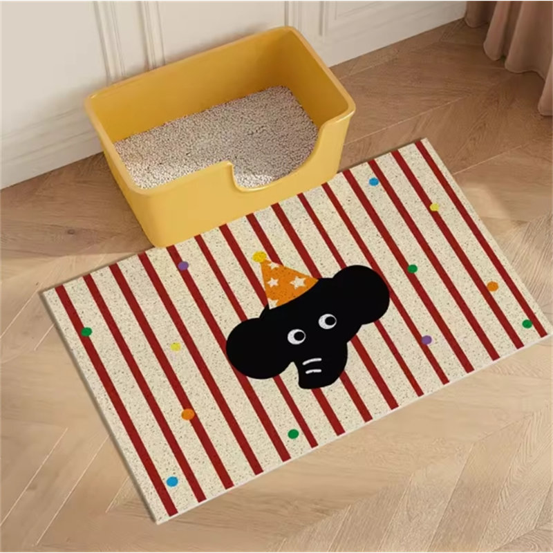 Tapis filtrant pour litière pour chat, H 0,3 po x l 35,43 po x P 23,62 po