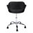 Office Chair, Adjustable Height, Swivel, Ergonomic, Armrests, Computer Desk, Work Leather Look, Chrome Metal