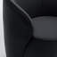 Fauteuil demi-tonneau pivotant en velours Stith-75552399