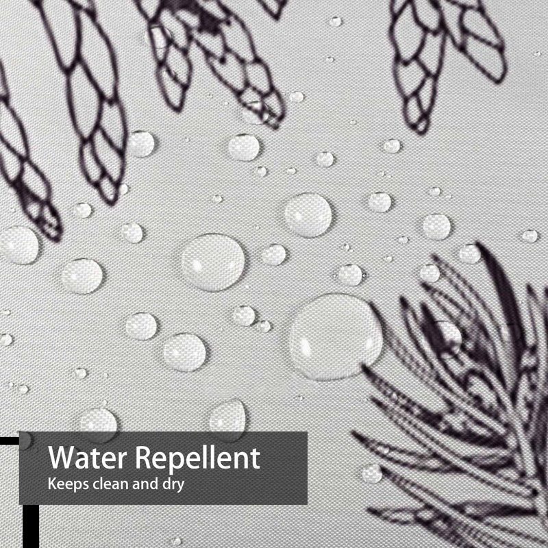Rideau de douche Christmas, L 72 po x l 72 po