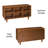 Paloma Open Shelves Solid Wood Media Unit