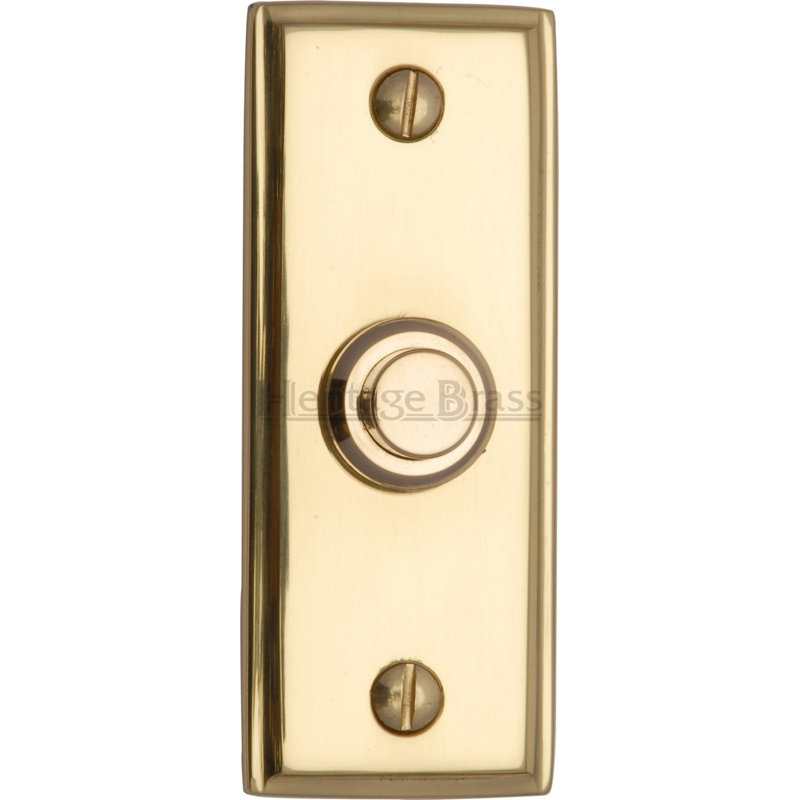 Heritage Brass Heritage Bell Push, Polished Brass