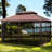 Brown 13X10 Gazebo With Cloth And Detachable Mesh - Outdoor Double-Layer Canopy