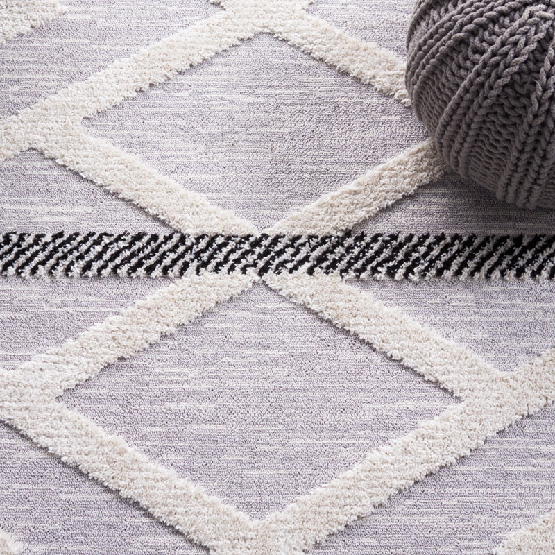 Shiflet Performance Geometric Rug, Square 6'7"