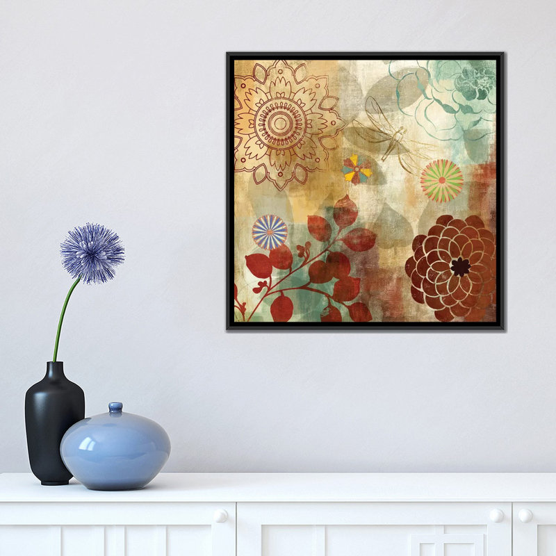 «Ambiente I» par PI Studio - Estampe numérique sur toile tendue avec châssis, H 18 po x l 18 po x P 1,5 po, Pas de tapis