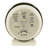 Traditional Analog Metal Quartz Movement / Crystal Tabletop Clock with Alarm in Gold/White
