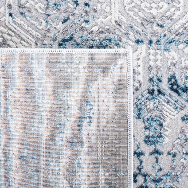 Daisetta Performance Oriental Rug, Round 6'7"