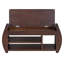 Banc de rangement avec coussin et panneau latéral incurvé-538501824