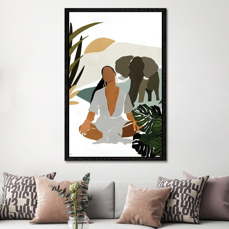 Rayne by Bria Nicole - Print on Canvas, Black Framed Canvas, 152.5 cm H x 101.5 cm W