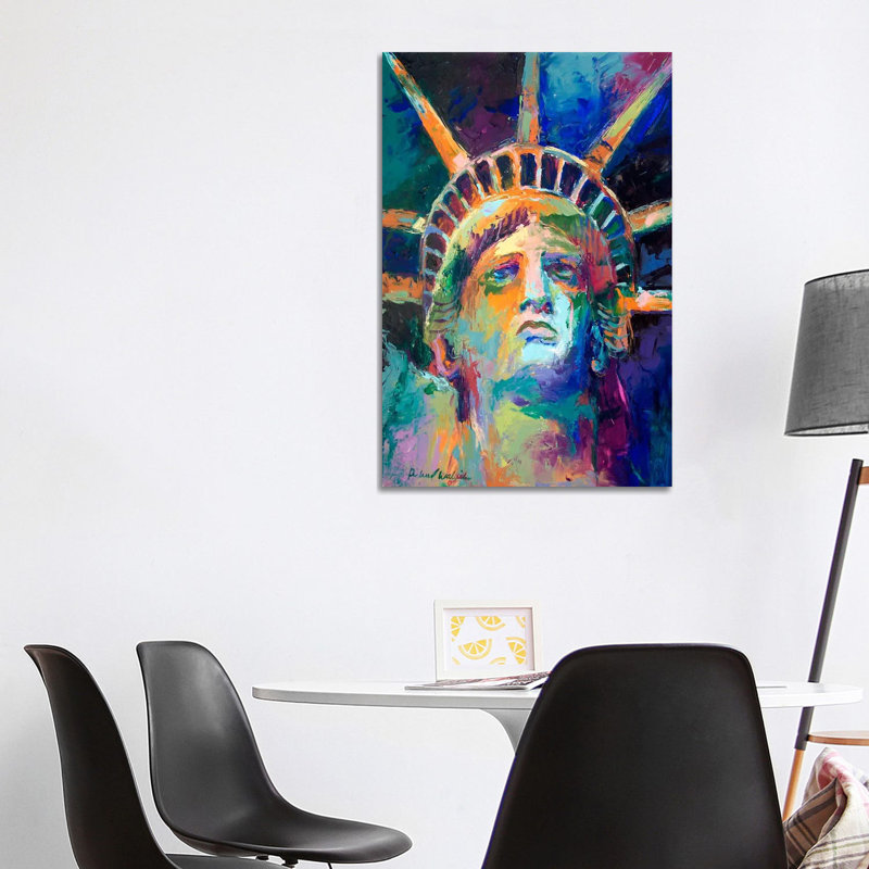 Statue by Richard Wallich - Wrapped Canvas Painting