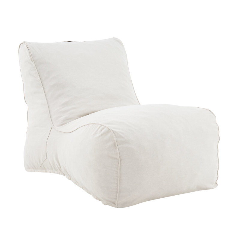 Fauteuil à billes d'extérieur en oléfine Lyra, Beige, 2