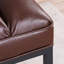 Banc rembourré pour chambre en métal-111670824