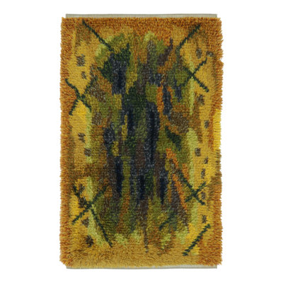 Scandinavian One-of-a-Kind 2'9x4'7 Hand Knotted Area Rug