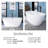 59.1'' x 28.5'' Soaking Acrylic Bathtub
