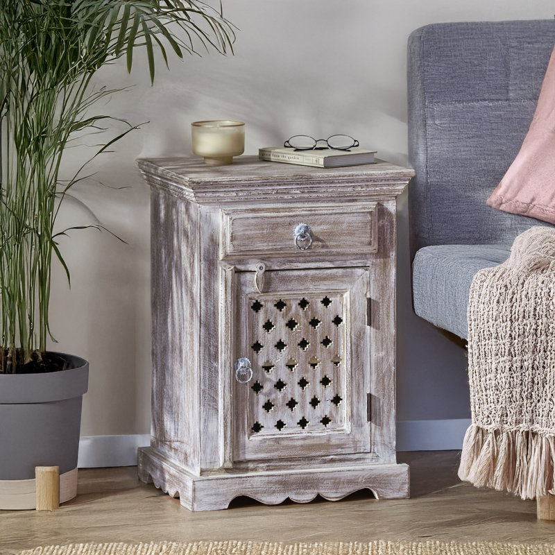Costan 17.25'' W Solid Wood Nightstand
