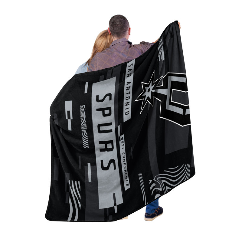 Throw Blanket, Black, San Antonio Spurs